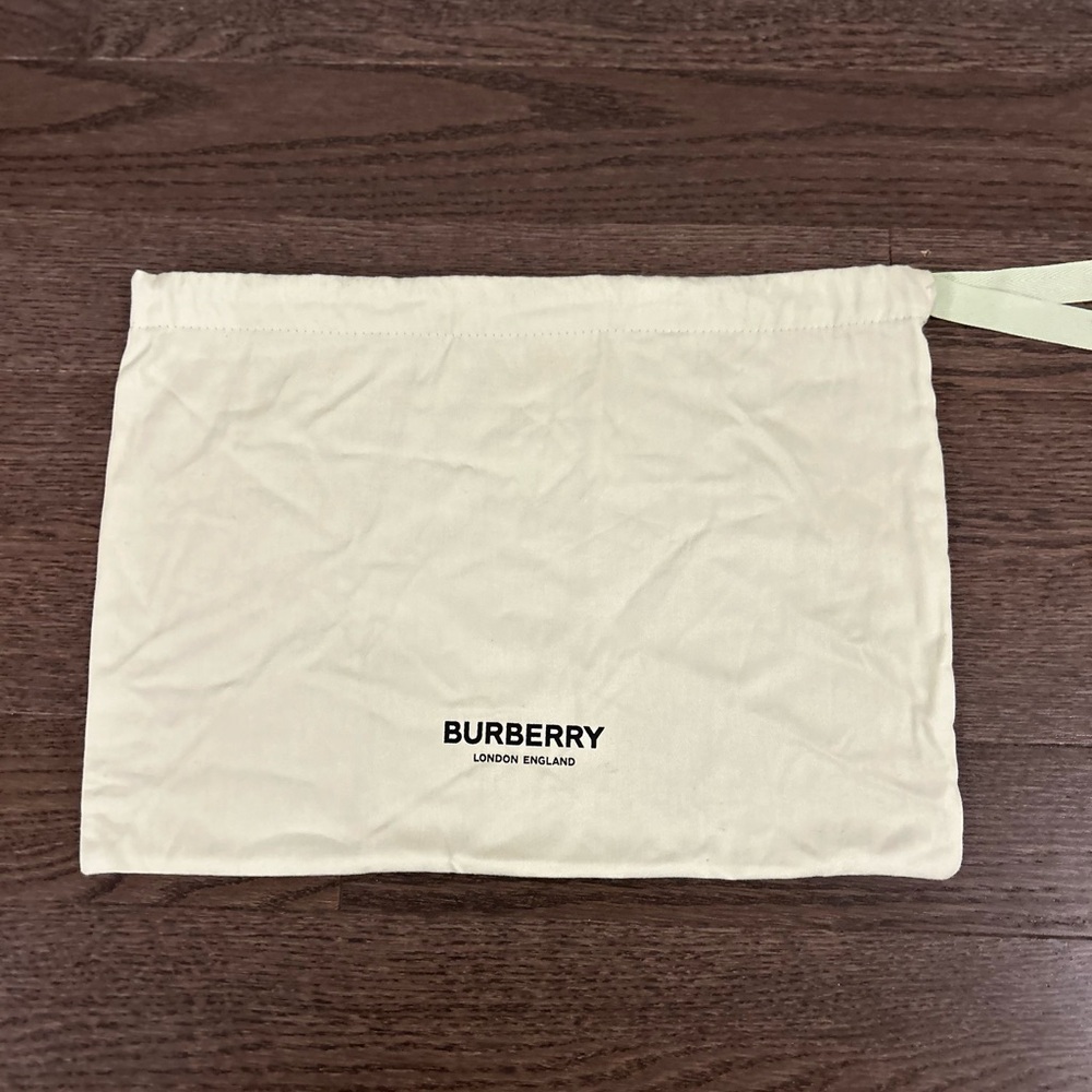 Burberry Cream Drawstring Bag